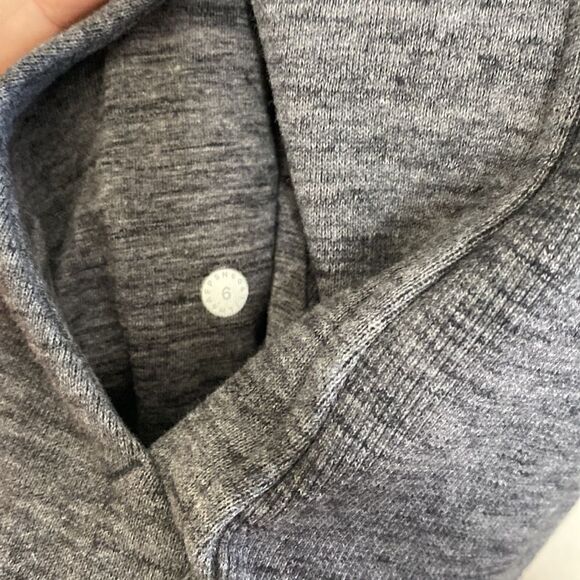 LULULEMON Women’s Full Zip Charcoal Hoodie Size 6 - Picture 3 of 8